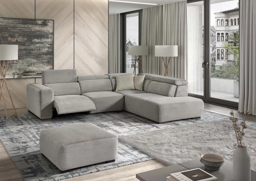 Foster – 1510R+1500+5501+ 7100 – Azores Cement, Cushions Azores Beige
