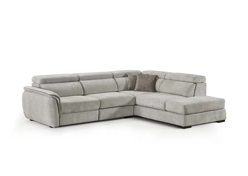 Loya – 1510D+1500+5501 – Genesis Grey Beige, Detail & Cushions Stone