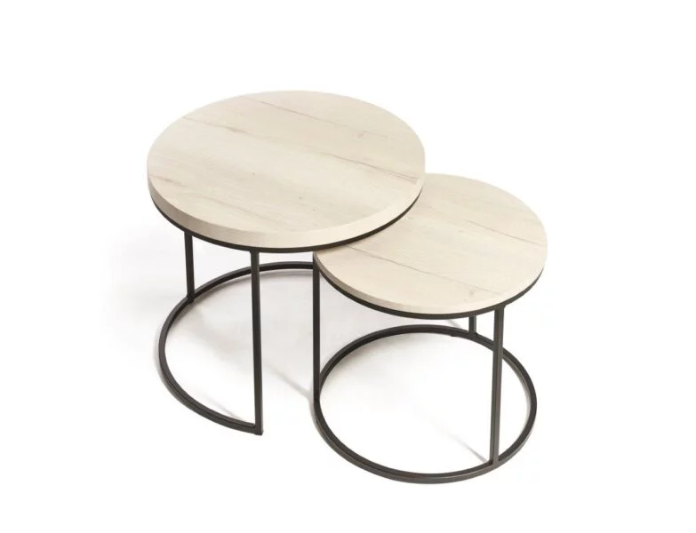 Odil – Coffee Table Set – Halifax Cream